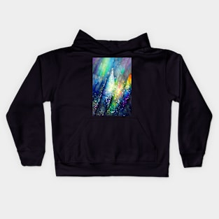 Iridescent Crystals Kids Hoodie